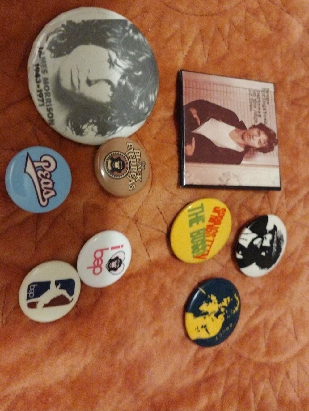 Music & Band Button Pin Lot - Multi Color